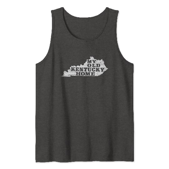 My Old Kentucky Home State Vintage Rustic Chic Tank Tops