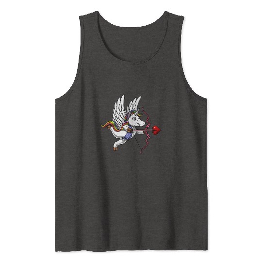 Unicorn Cupid Tank Tops