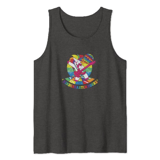 Back To School Kindergarten Awesome Lifestyle Gift Tank Tops