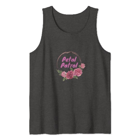 petal patrol flower Tank Tops