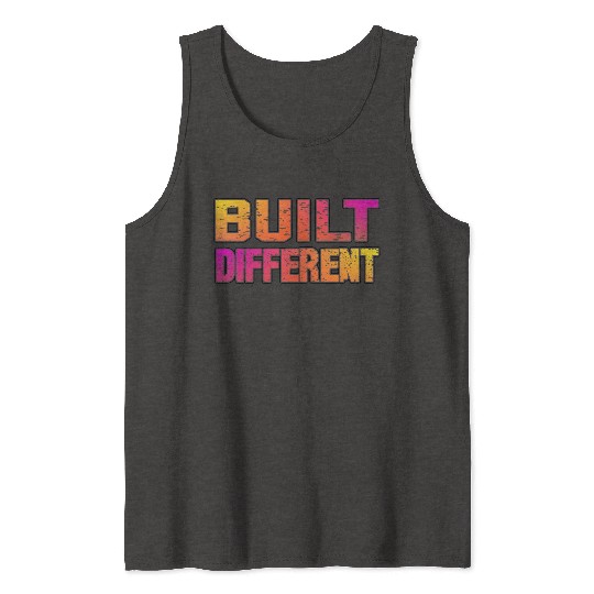 Built Different On Another Level Funny Gaming Tank Tops