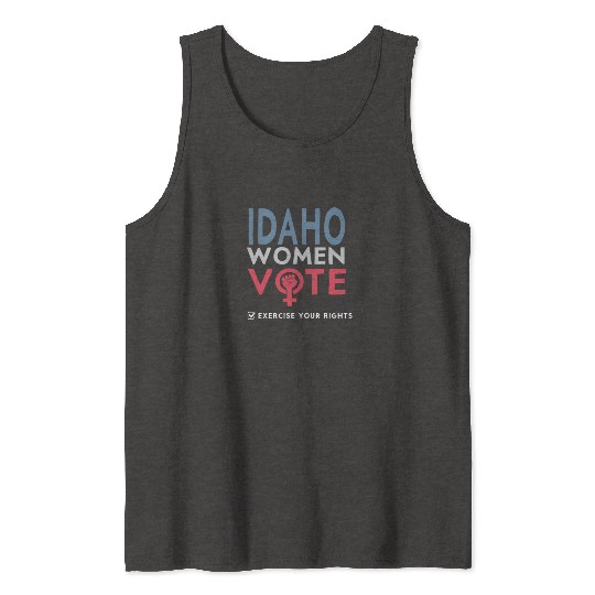 Idaho Women Vote Voter 2022 Election Feminist Tank Tops
