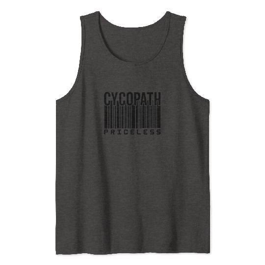 Funny Cycling Riders Cyclist Bicycle Mountain Tank Tops