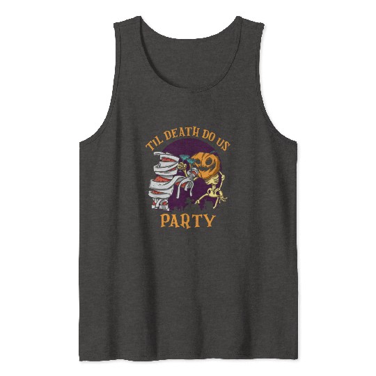 Til Death Do Us Party Bridal Bachelorette Couples Tank Tops