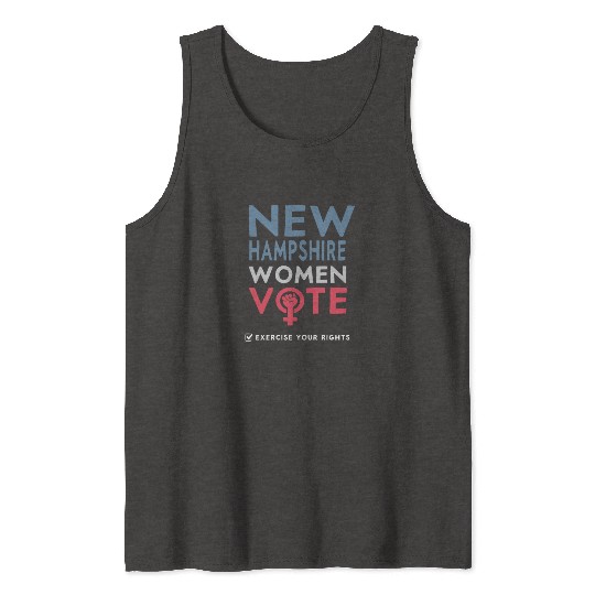 New Hampshire Women Vote Voter 2022 Election Tank Tops