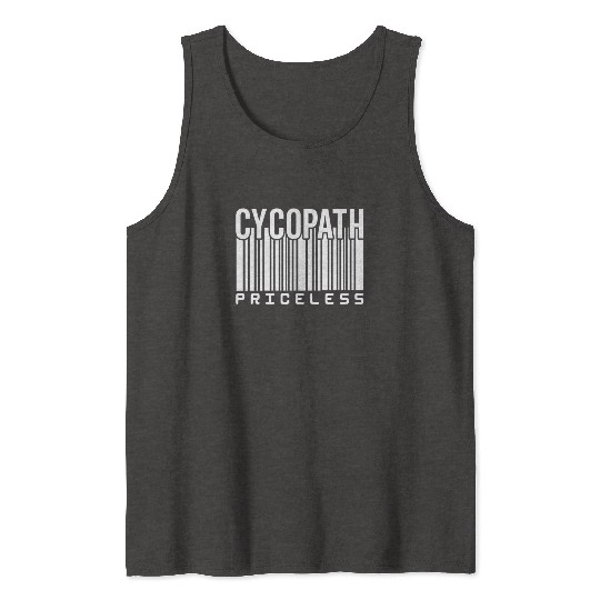 Funny Cycling Riders Cyclist Bicycle Mountain Tank Tops