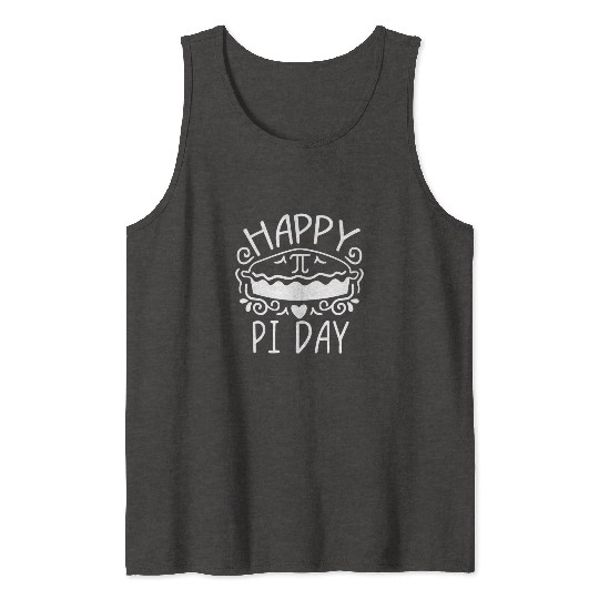 Funny Math Happy Pi Day Tank Tops