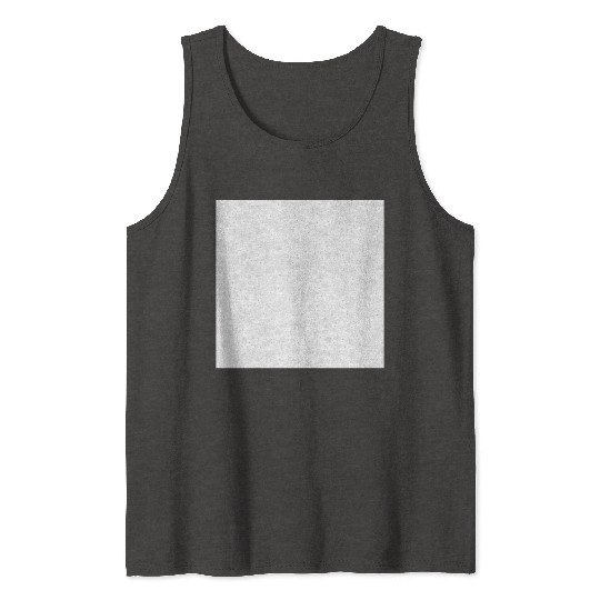 Modern Snowflakes Pattern White Silver Tank Tops