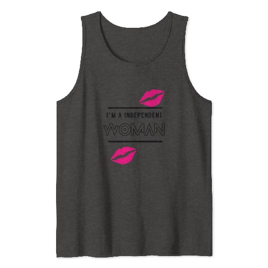 Independent Woman Tank Tops
