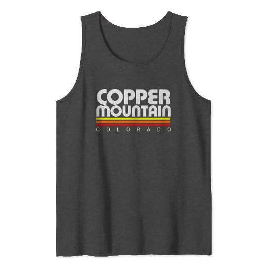 Retro Copper Mountain Colorado Tank Tops