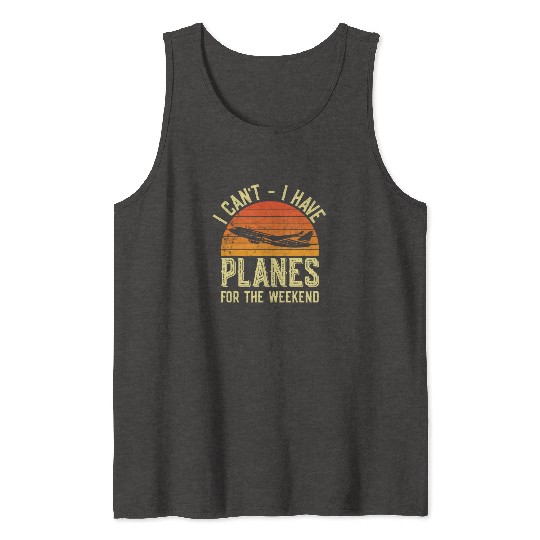 Airline Pilot Aviation Themed Pun Corporate Pilot Tank Tops