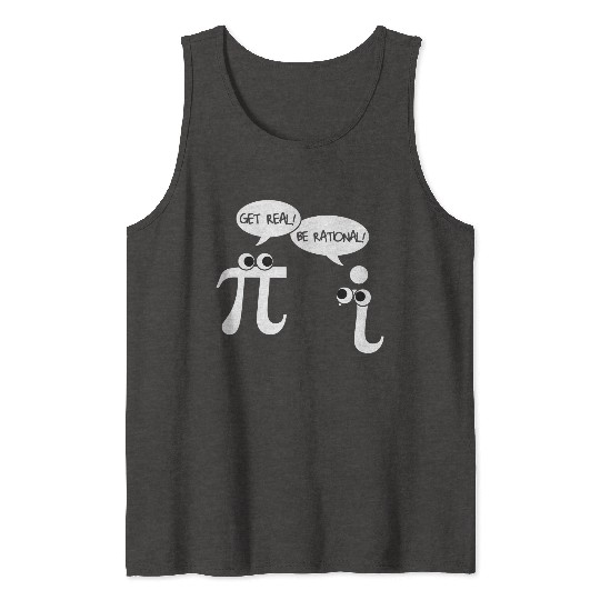 Math Design Pi Tank Tops