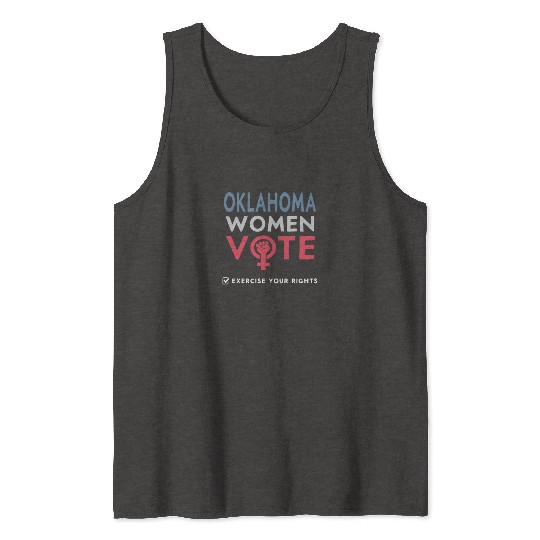 Oklahoma Women Vote Voter 2022 Election Feminist Tank Tops