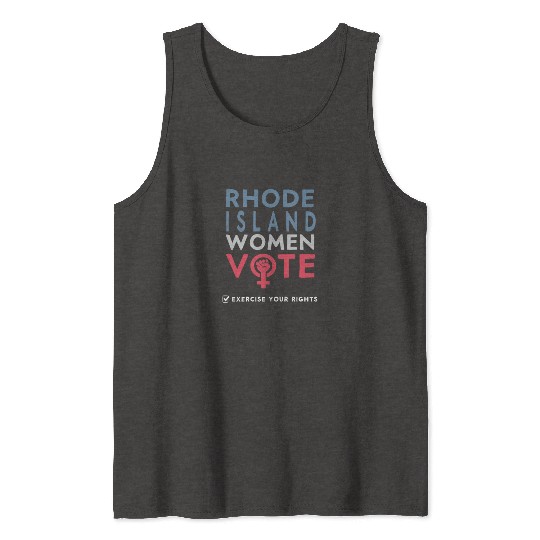 Rhode Island Women Vote Voter 2022 Election Tank Tops