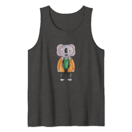 Koala bear in a zombie costume Tank Tops