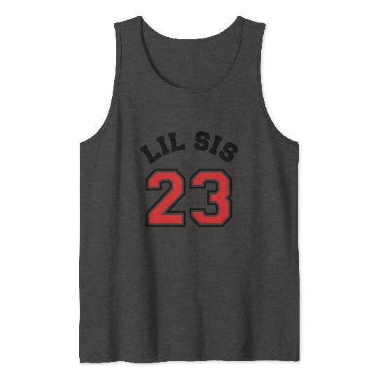 Lil Sis 2023 Little Sister Baby Family Birth Child Tank Tops
