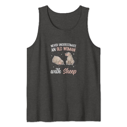 Cute Lamb Saying - Farmer & Sheep Tank Tops