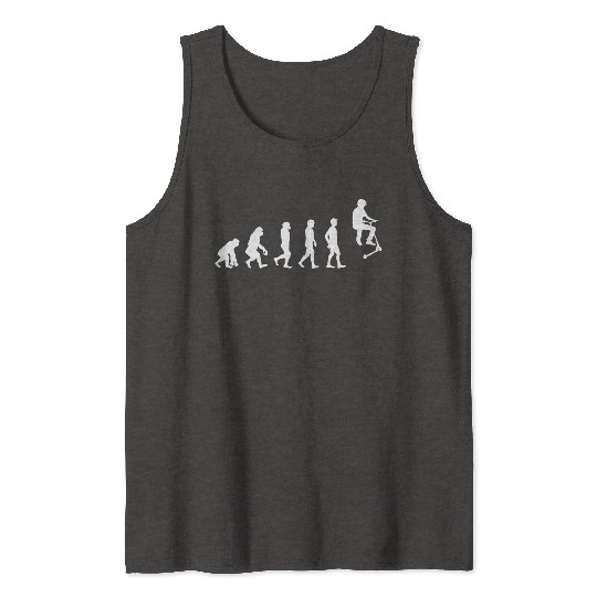 Stunt Scooter Freestyle Scootering Evolution Tank Tops