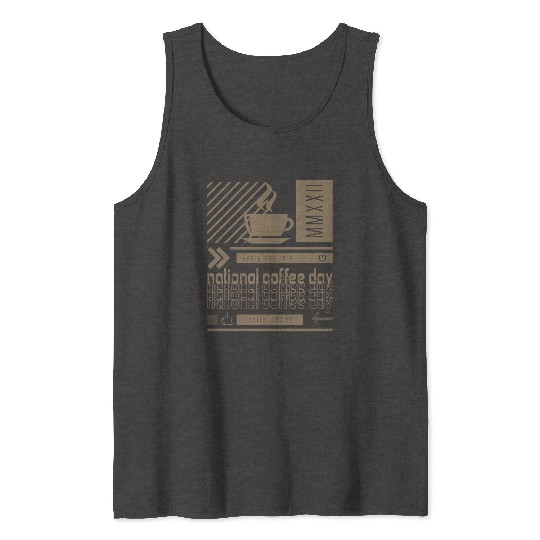 national coffee day 3 Tank Tops