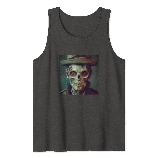Cowboy Zombie Tank Tops