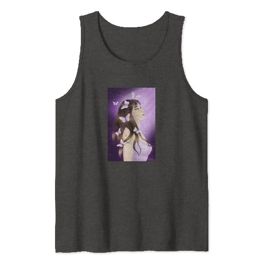 BTS Butterfly Fan Girl Tank Tops