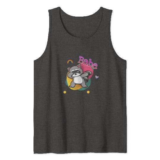 baby raccoon Tank Tops
