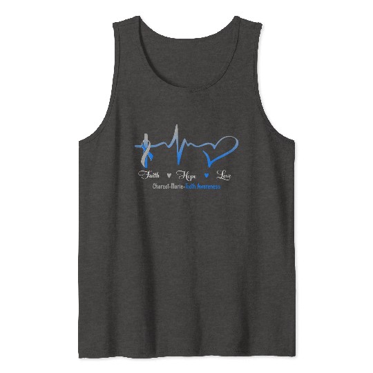 Faith Hope Love Charcot Marie Tooth Awareness Tank Tops