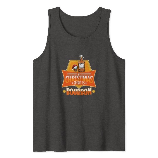 My christmas spirit is bourbon Tank Tops