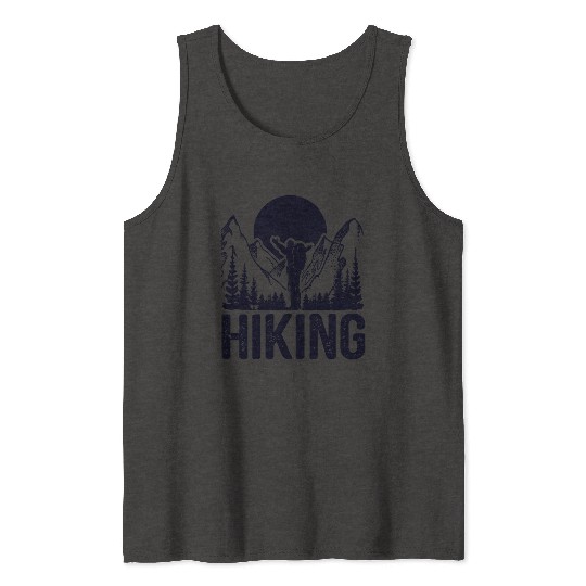Hiking Go Mountaineering Hiking Tour Hiking Day Tank Tops