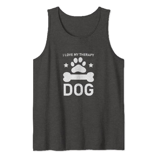 I love my Therapy Dog Tank Tops