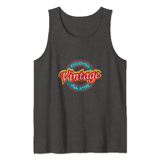 Foosball vintage all star Tank Tops