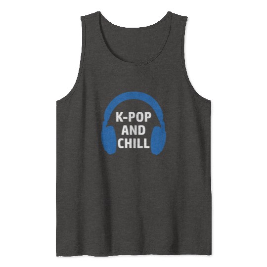 K-pop and Chill Saranghae Korean pop music Tank Tops