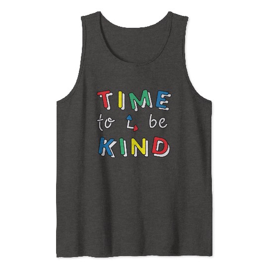 Time To Be Kind Orange Unity Day Anti Bullying Pre Tank Tops