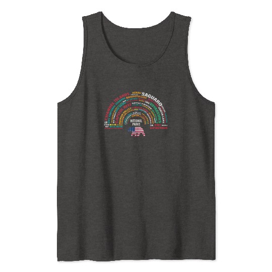 US National Parks, National Park, Denali, Redwood Tank Tops