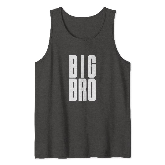Big Bro Siblings Men Kids Adult Fraternity Frat Tank Tops