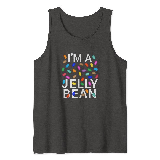 pretend im jelly bean halloween candy costume Tank Tops