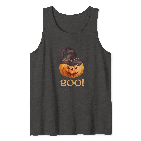 Halloween Pumpkin Tank Tops
