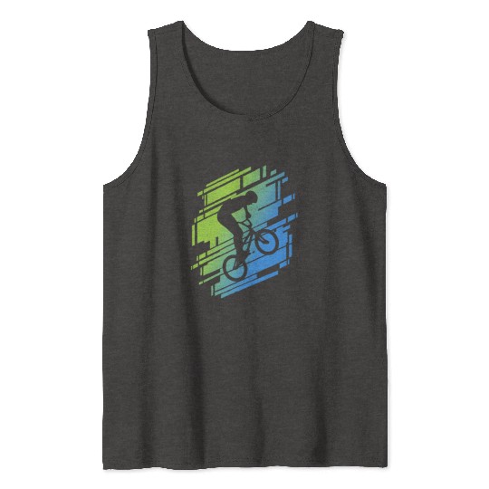 BMX Bike Tricks Bicycle Riders Boys Cycling BMX Tank Tops