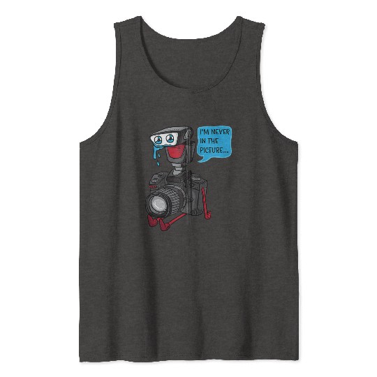 Sad Photo Camera Crying Photographer Joke Gift Pho Tank Tops