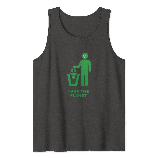 save the planet Tank Tops