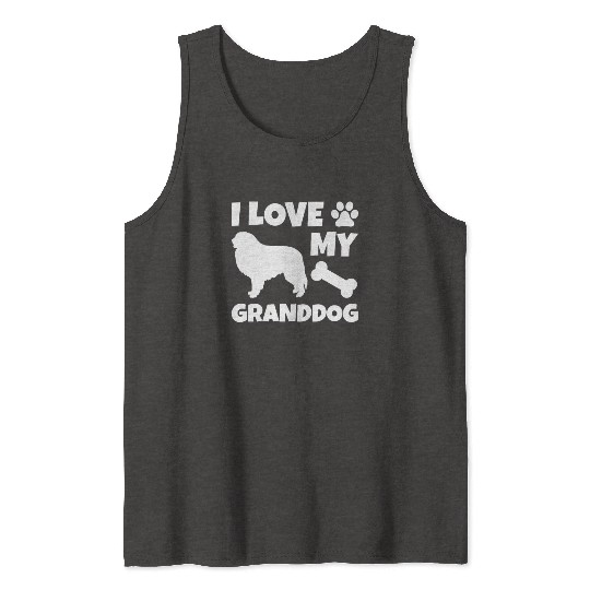I Love My Granddog Great Pyrenees Tank Tops