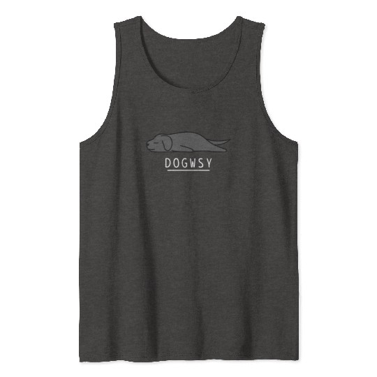Dogwsy Lazy Great Dane Tank Tops