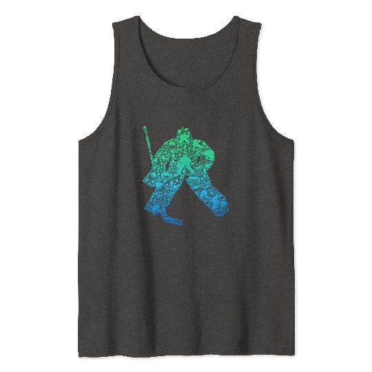 Ice Hockey Goalkeeper Ice Hockey Players Boys Kids Tank Tops