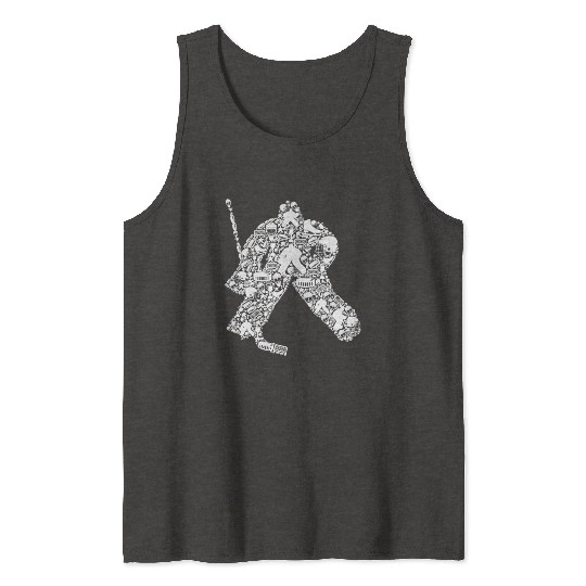 Ice Hockey Goalkeeper Ice Hockey Players Kids Boys Tank Tops
