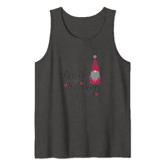Christmas Funny Gnomes Tank Tops