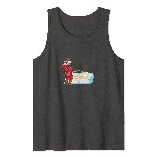 Lets get lit christmas Tank Tops
