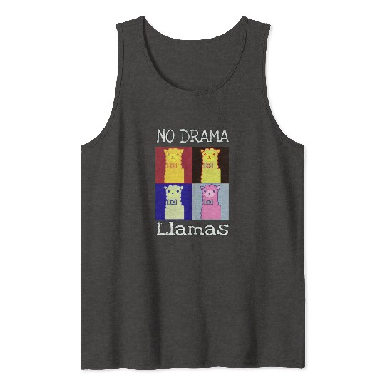 Funny Llama Tank Tops