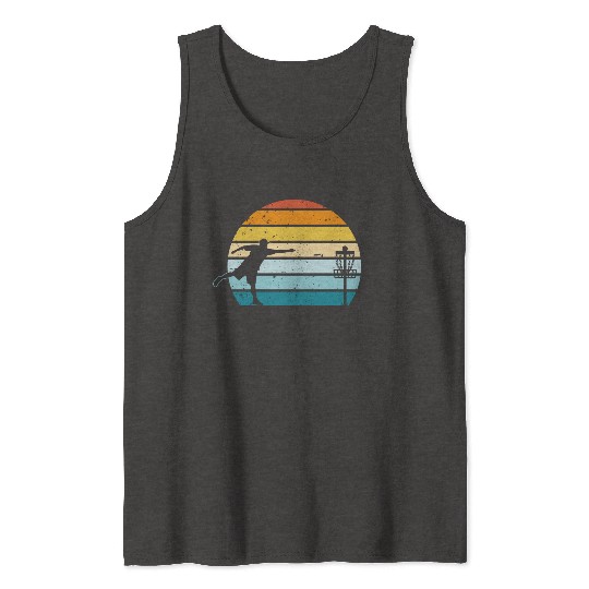 Disc Golf Disc Golfing Player Ultimate Frisbee Tank Tops