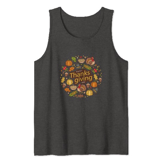Feast Thanksgiving ,Food Feast ,Fall Thanksgiving Tank Tops