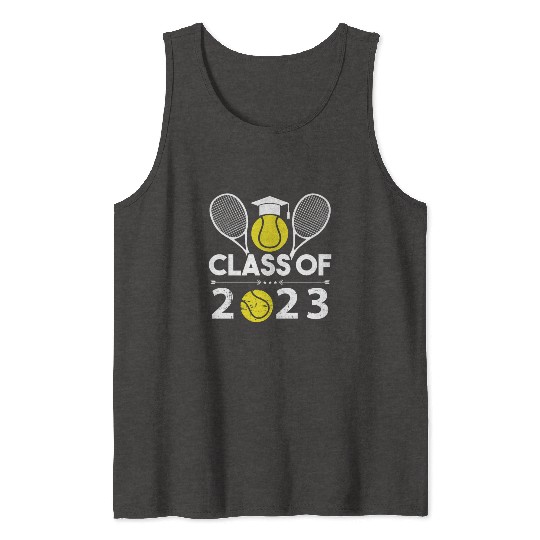 Graduation Class of 2023 Tennis Senior year T-Shir Tank Tops